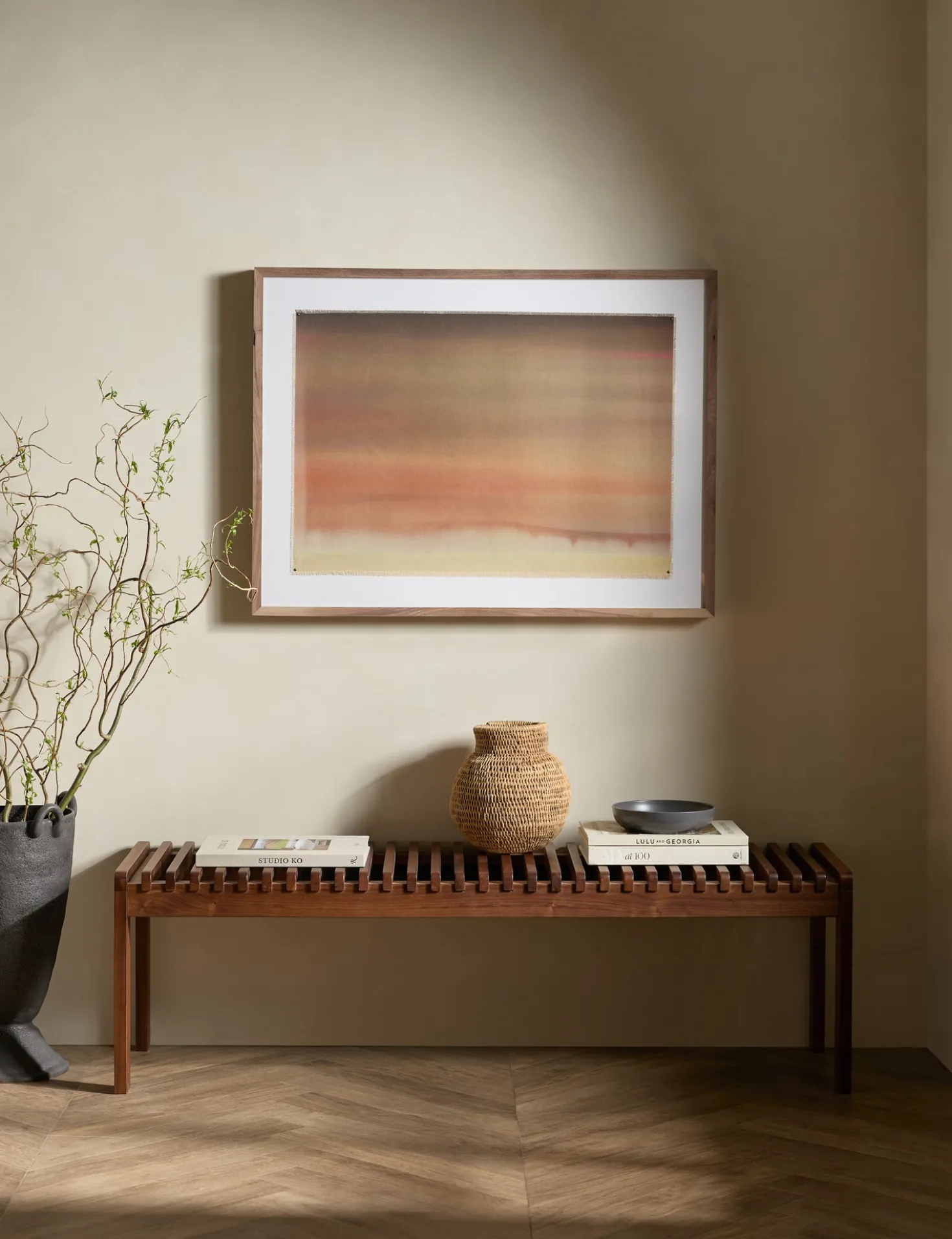 Abstract Ombre 04 Wall Art by Roseanne Kenny