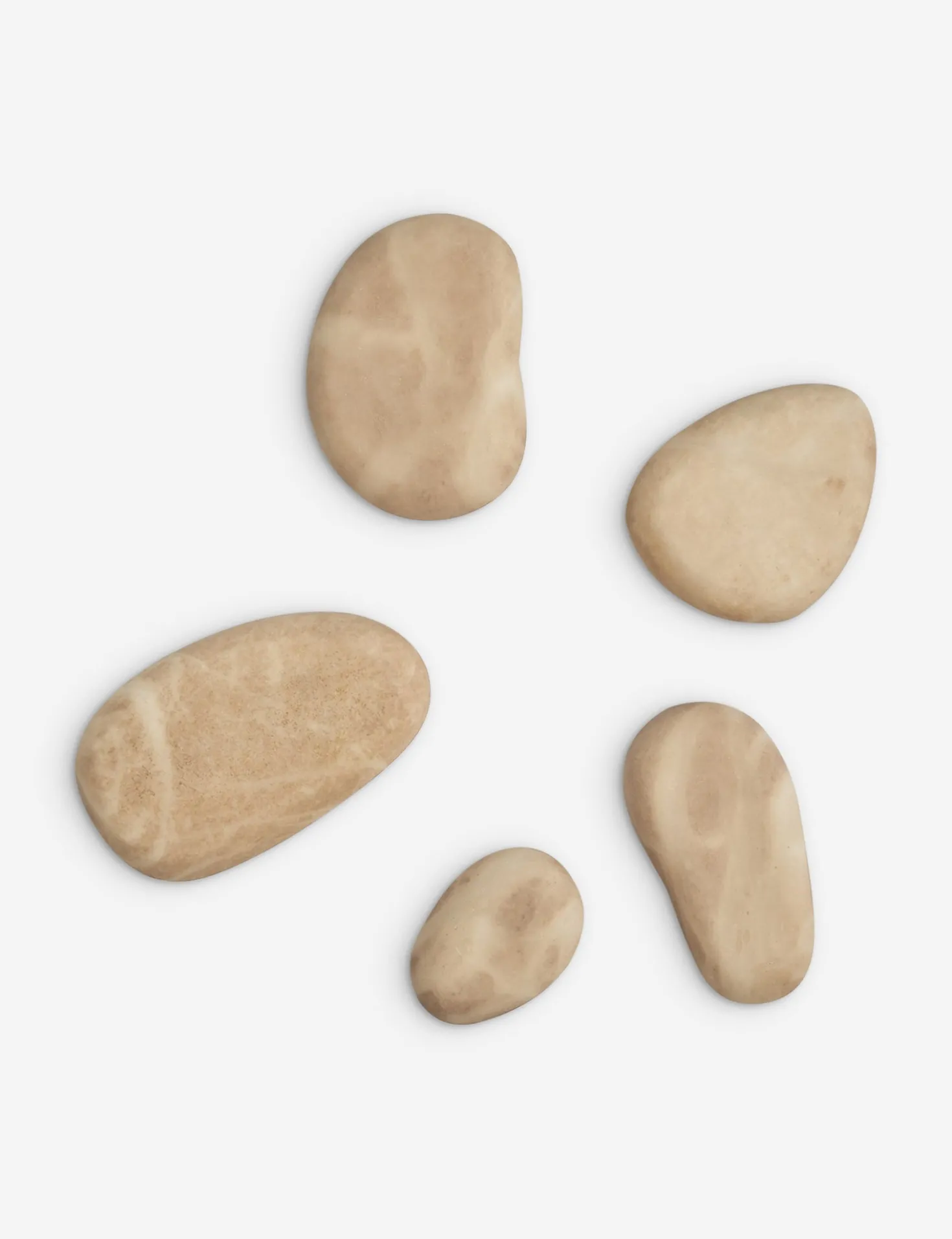 Alabaster River Rocks (Set of 5) by Ashley Childers