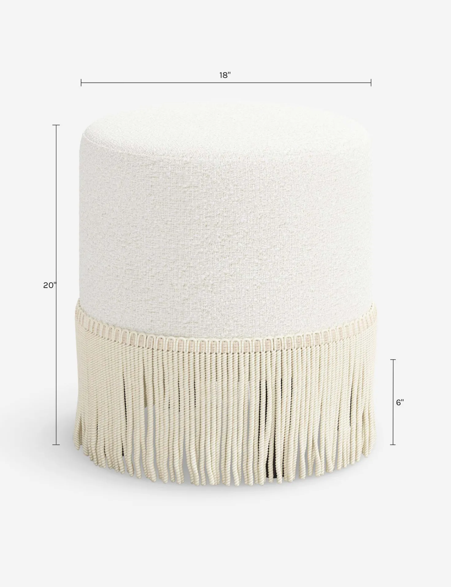 Alair Round Ottoman