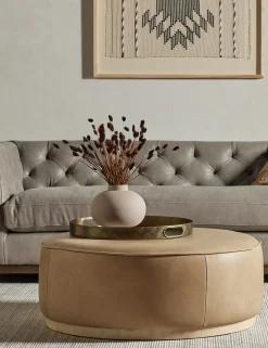 Aldora Round Ottoman