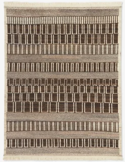 Allard Moroccan-Style Hand-Knotted Wool Rug
