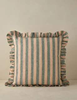 Amaroso Linen Ruffle Pillow