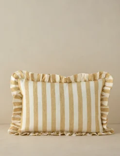 Amaroso Linen Ruffle Pillow