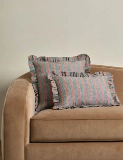 Amaroso Linen Ruffle Pillow
