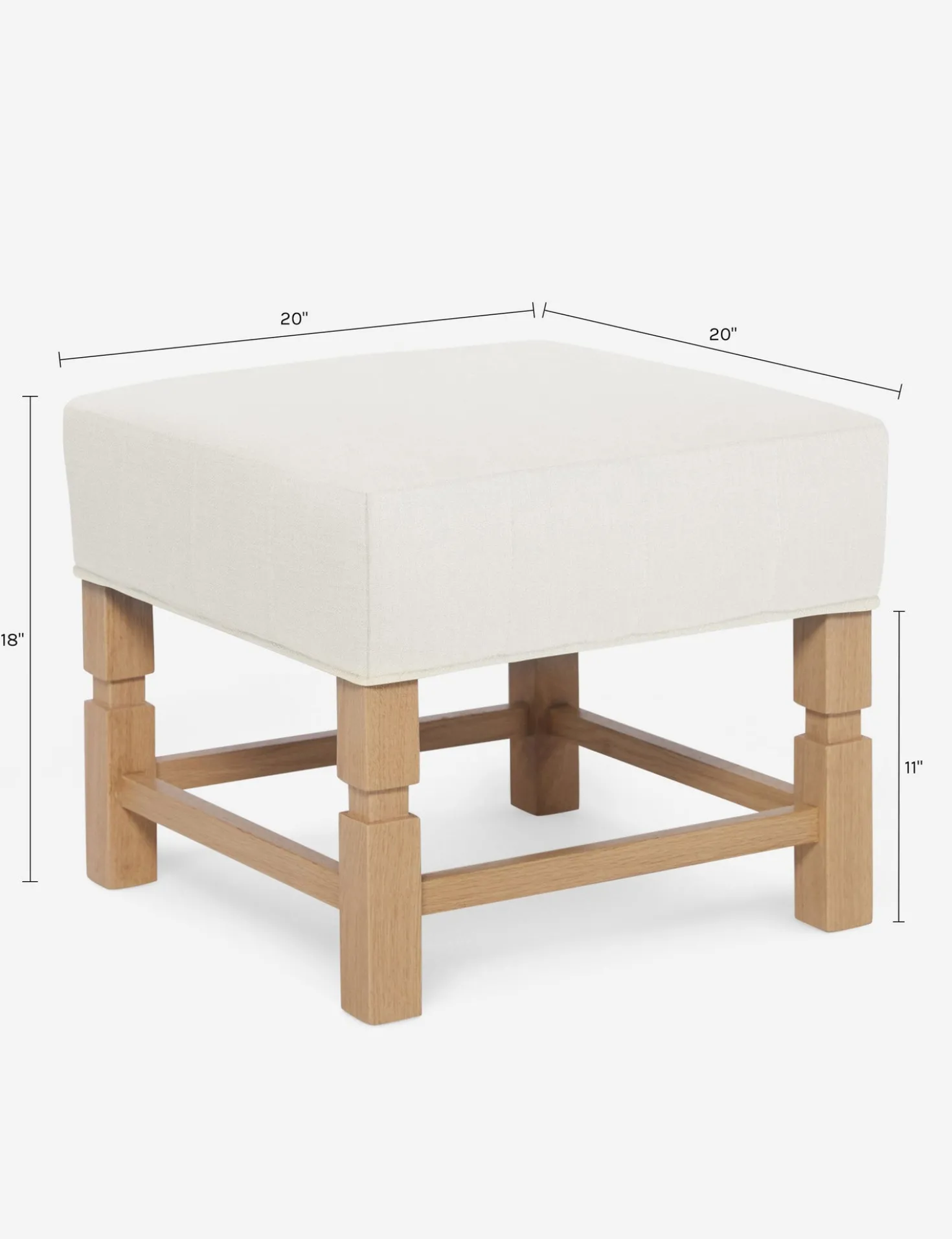 Ambleside Ottoman by Ginny Macdonald