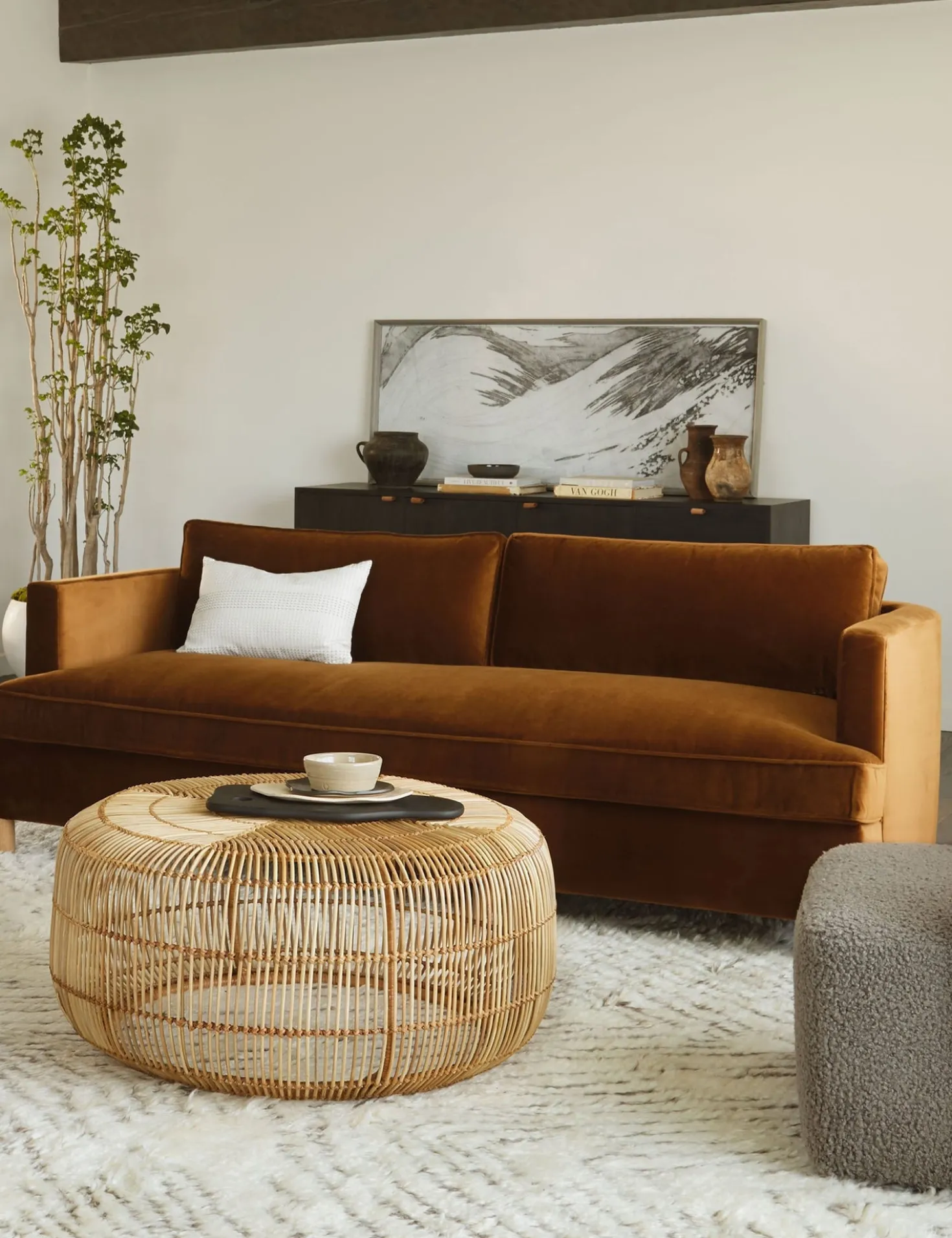 Amina Round Coffee Table
