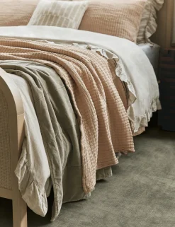 Amsterdam Cotton Velvet Coverlet by Pom Pom at Home