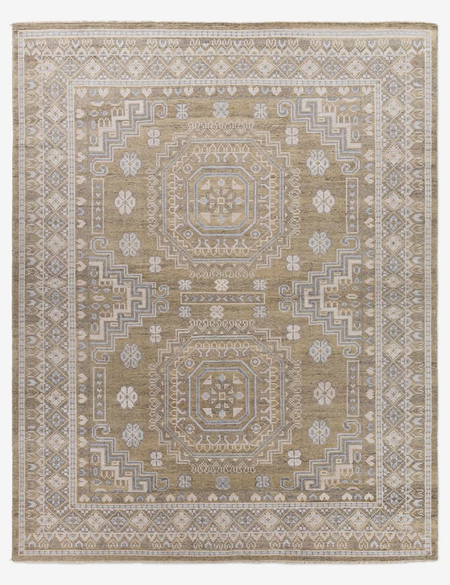 Anahit Hand-Knotted Wool-Blend Rug