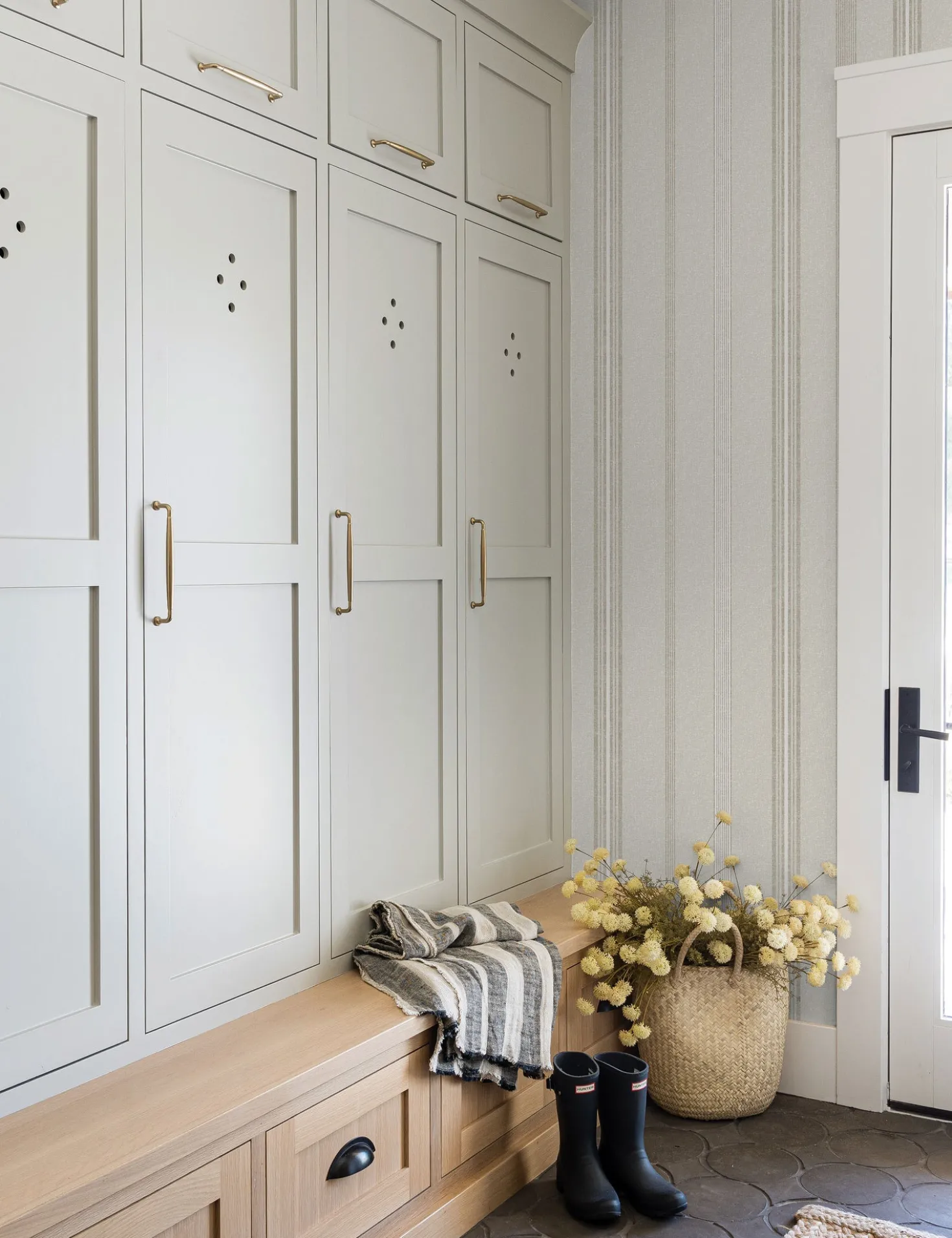 Anatolia Stripe Textured Peel + Stick Wallpaper by Pure Salt