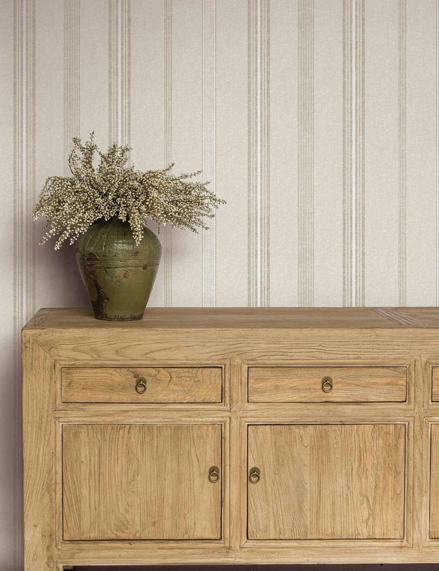 Anatolia Stripe Textured Peel + Stick Wallpaper by Pure Salt