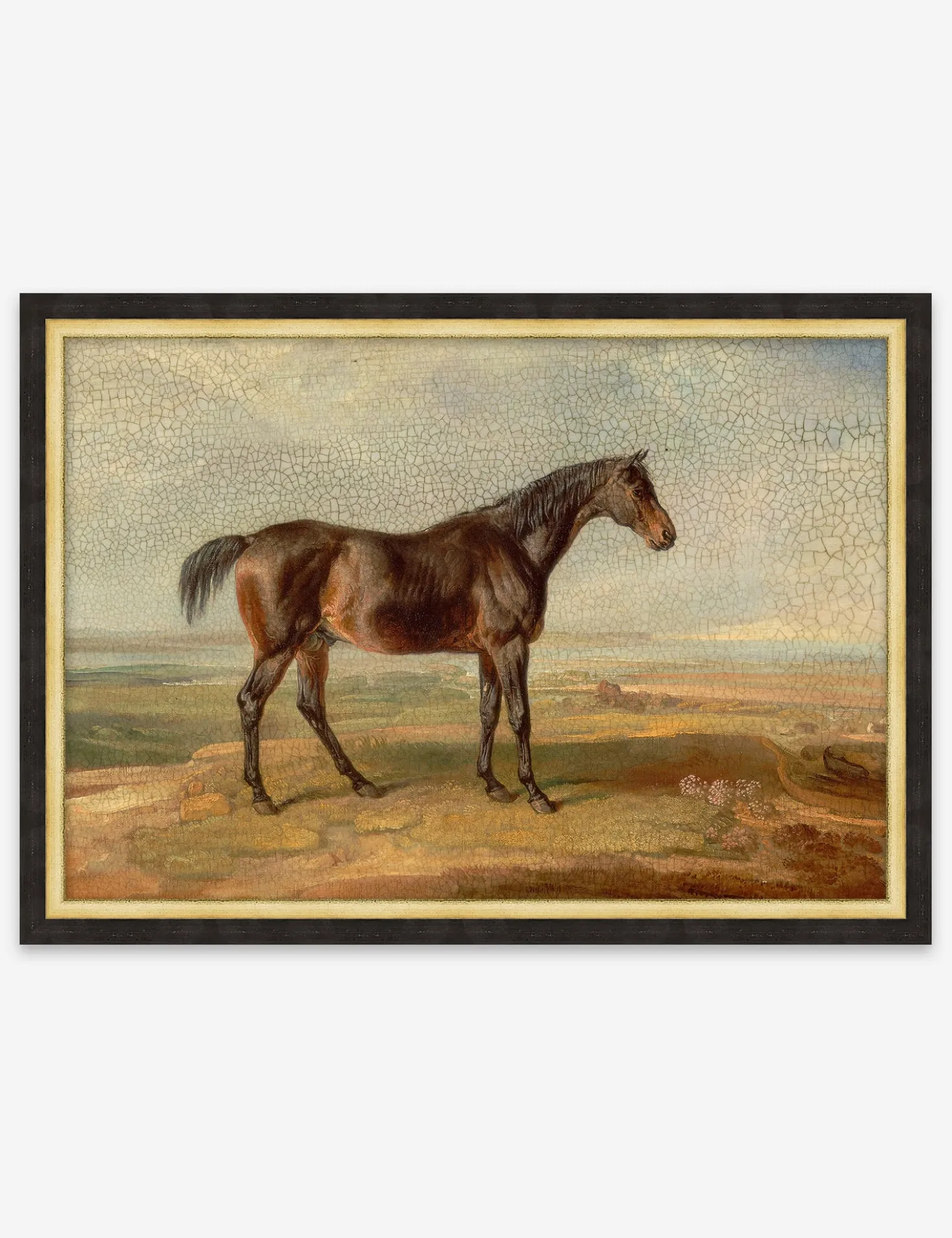 Antiqued Horse I Wall Art