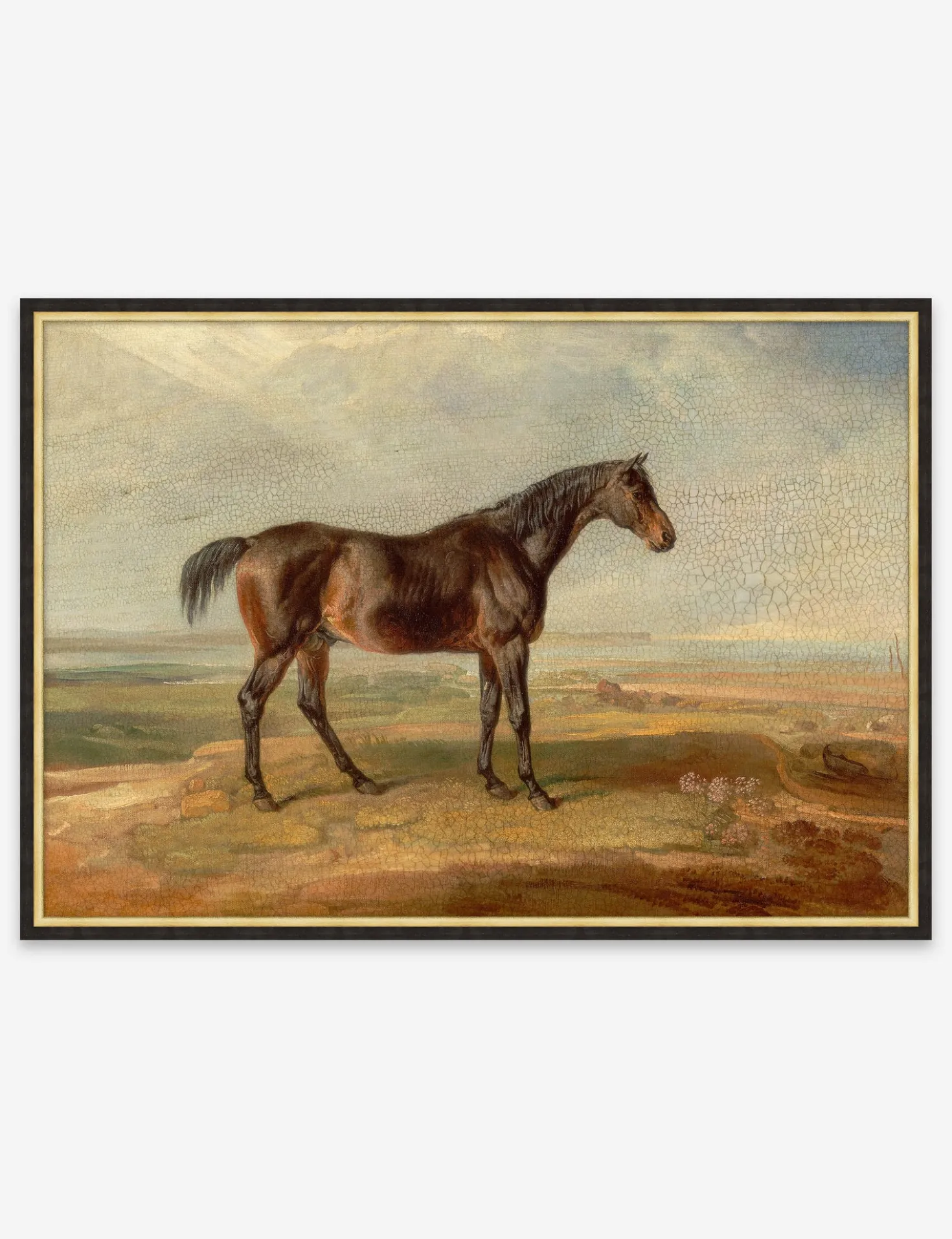 Antiqued Horse I Wall Art
