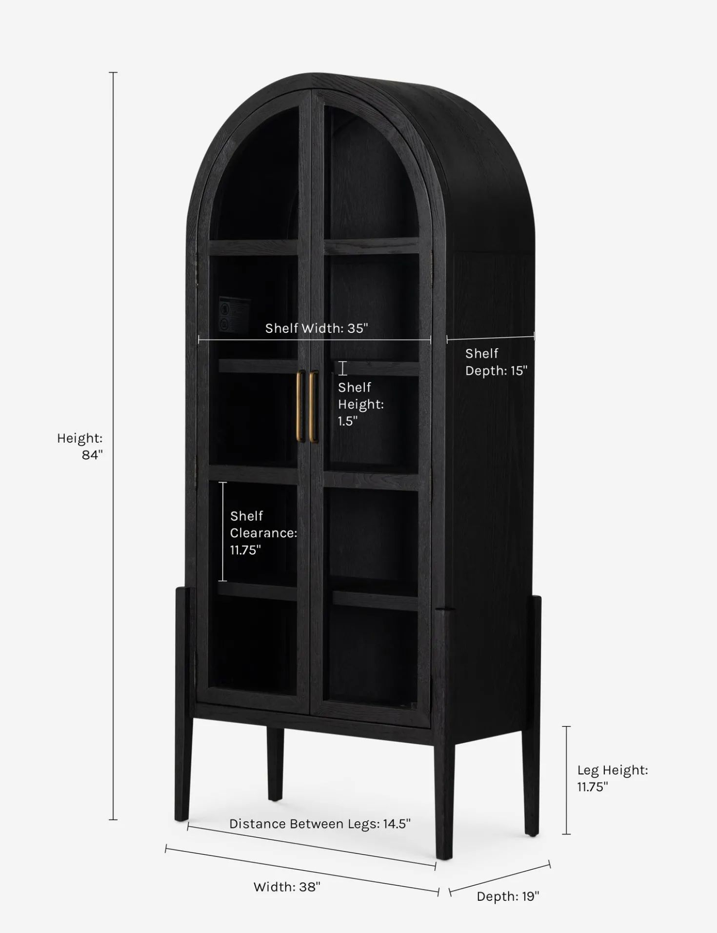 Apolline Curio Cabinet