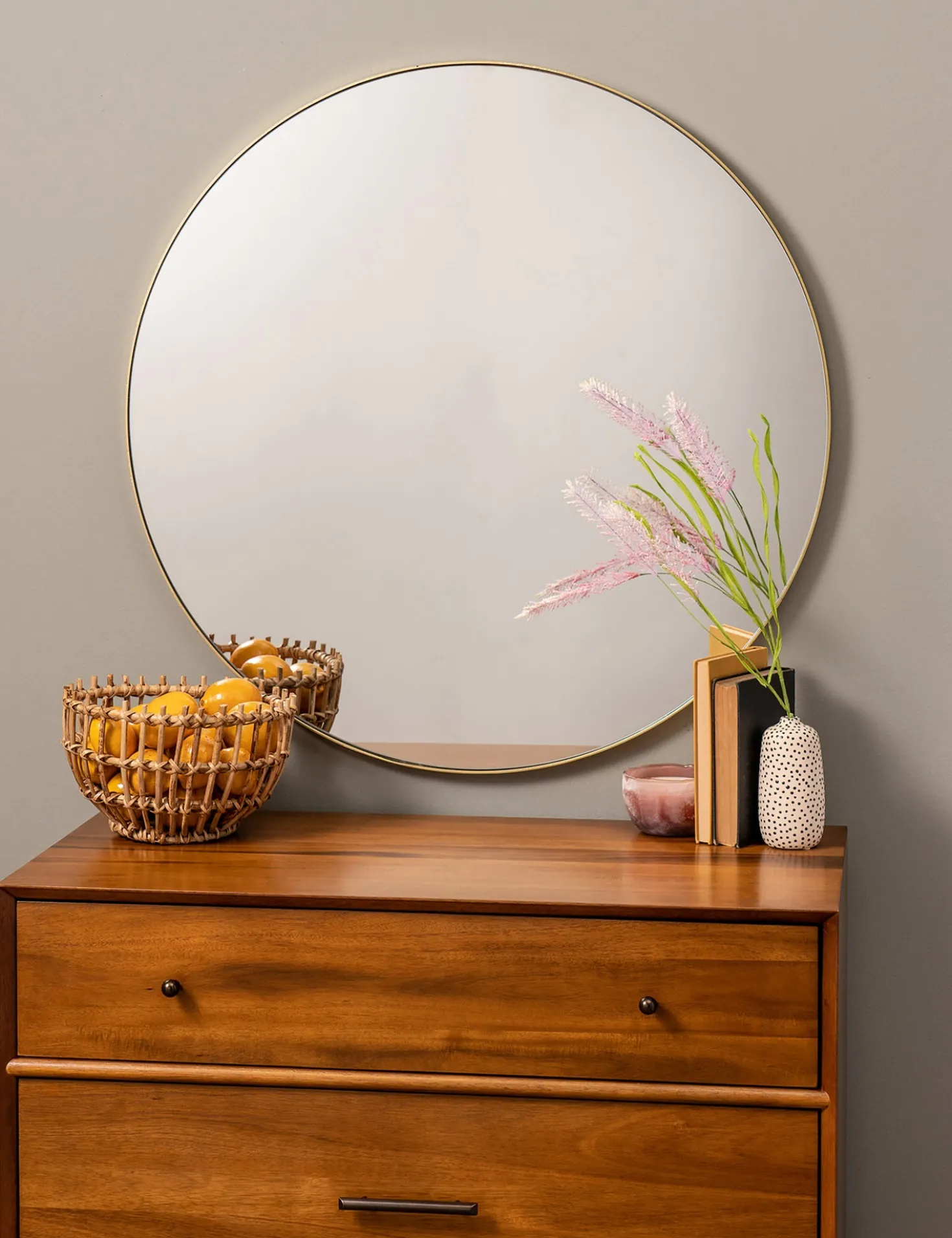 Apryl Round Mirror
