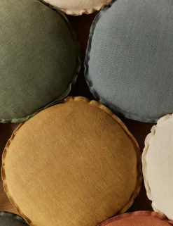 Arlo Linen Round Pillow
