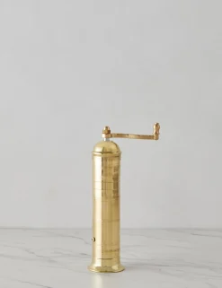 Atlas Brass Pepper Mill