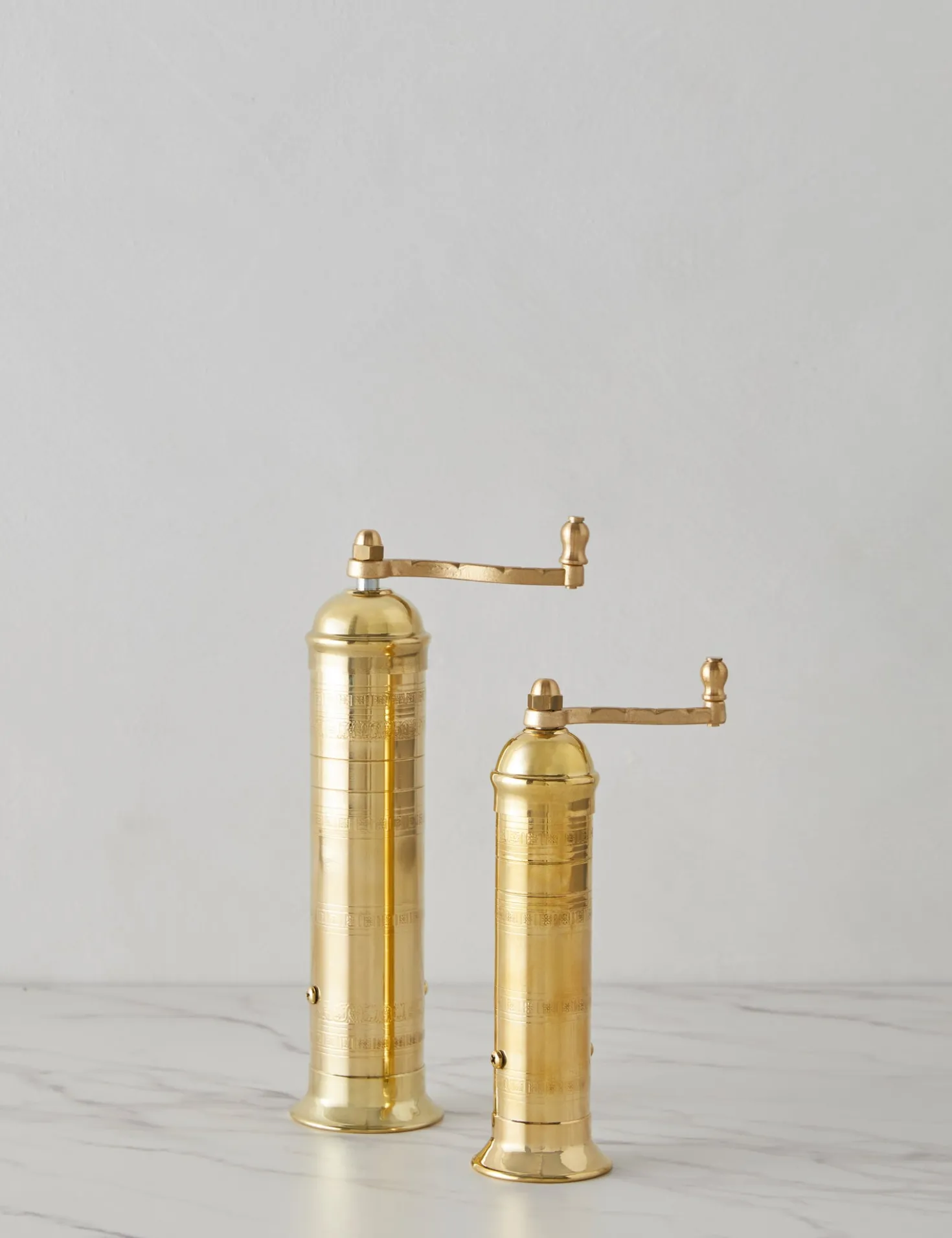 Atlas Brass Pepper Mill