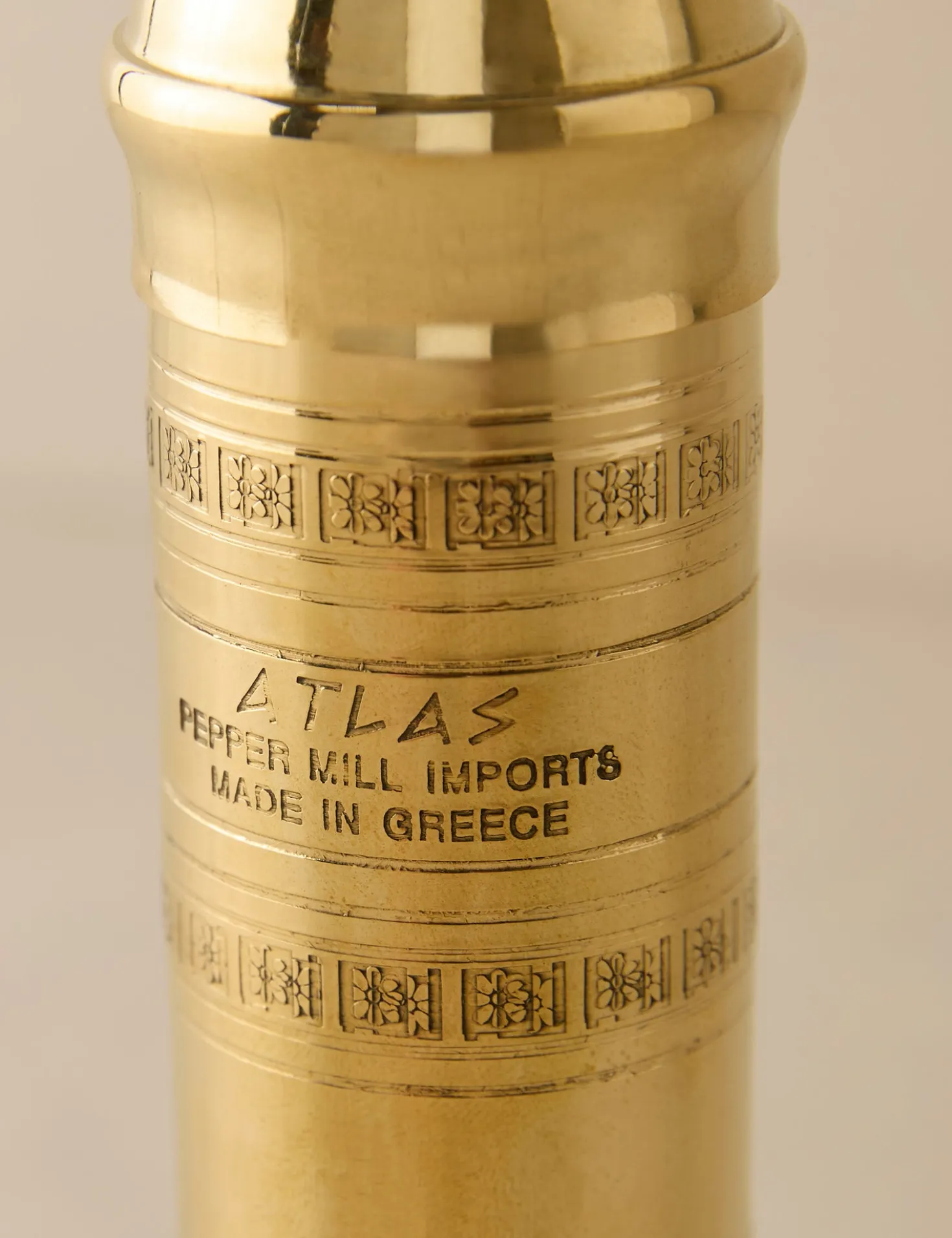 Atlas Brass Salt Mill