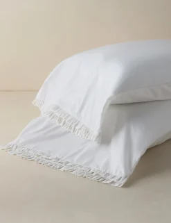 Audrey Ruffle Pillowcase (Set of 2) by Pom Pom at Home