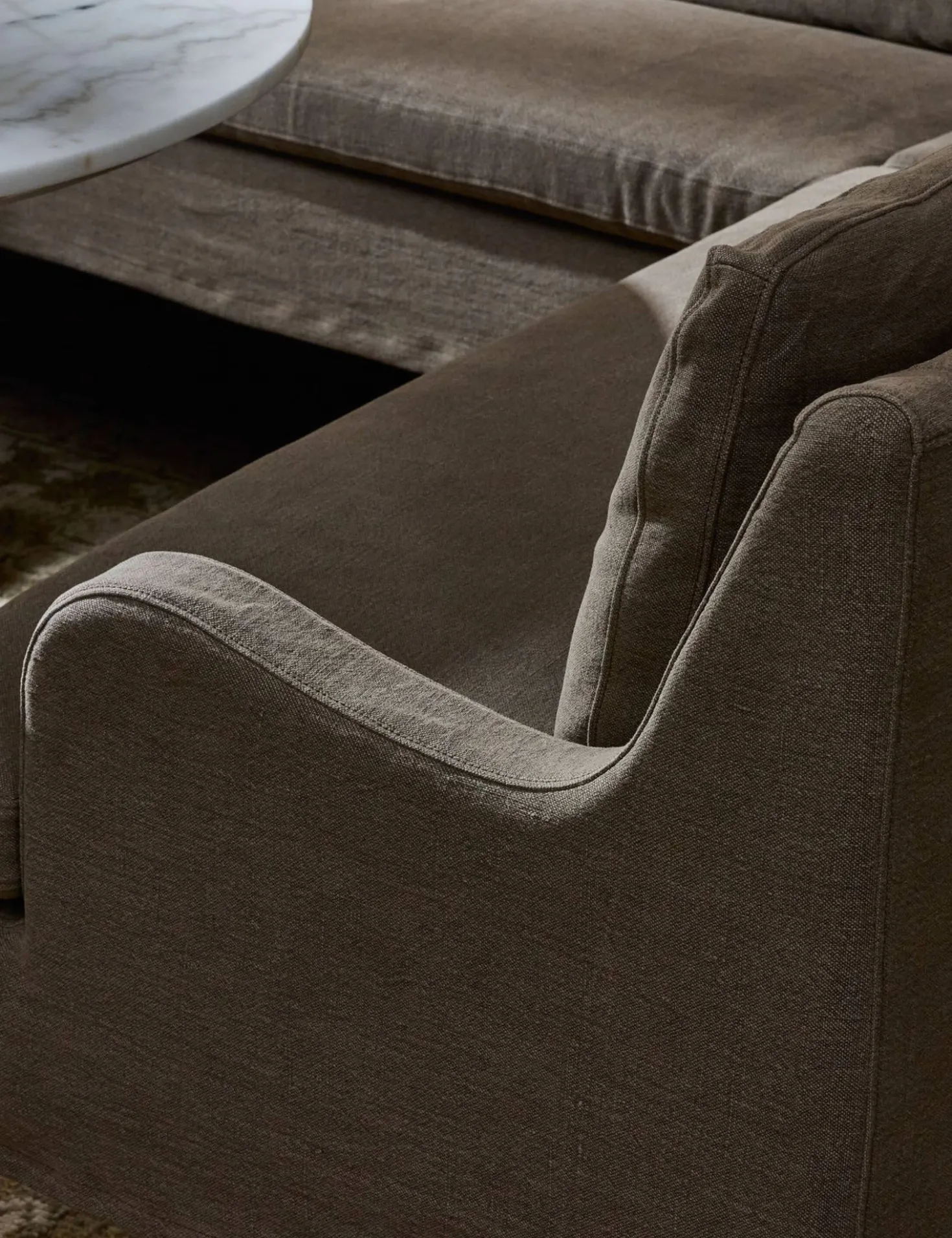 Aurelia U-Shaped Dining Banquette by Amber Lewis x Four Hands