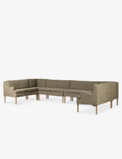 Aurelia U-Shaped Dining Banquette by Amber Lewis x Four Hands