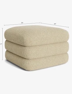Babs Ottoman by Sarah Sherman Samuel