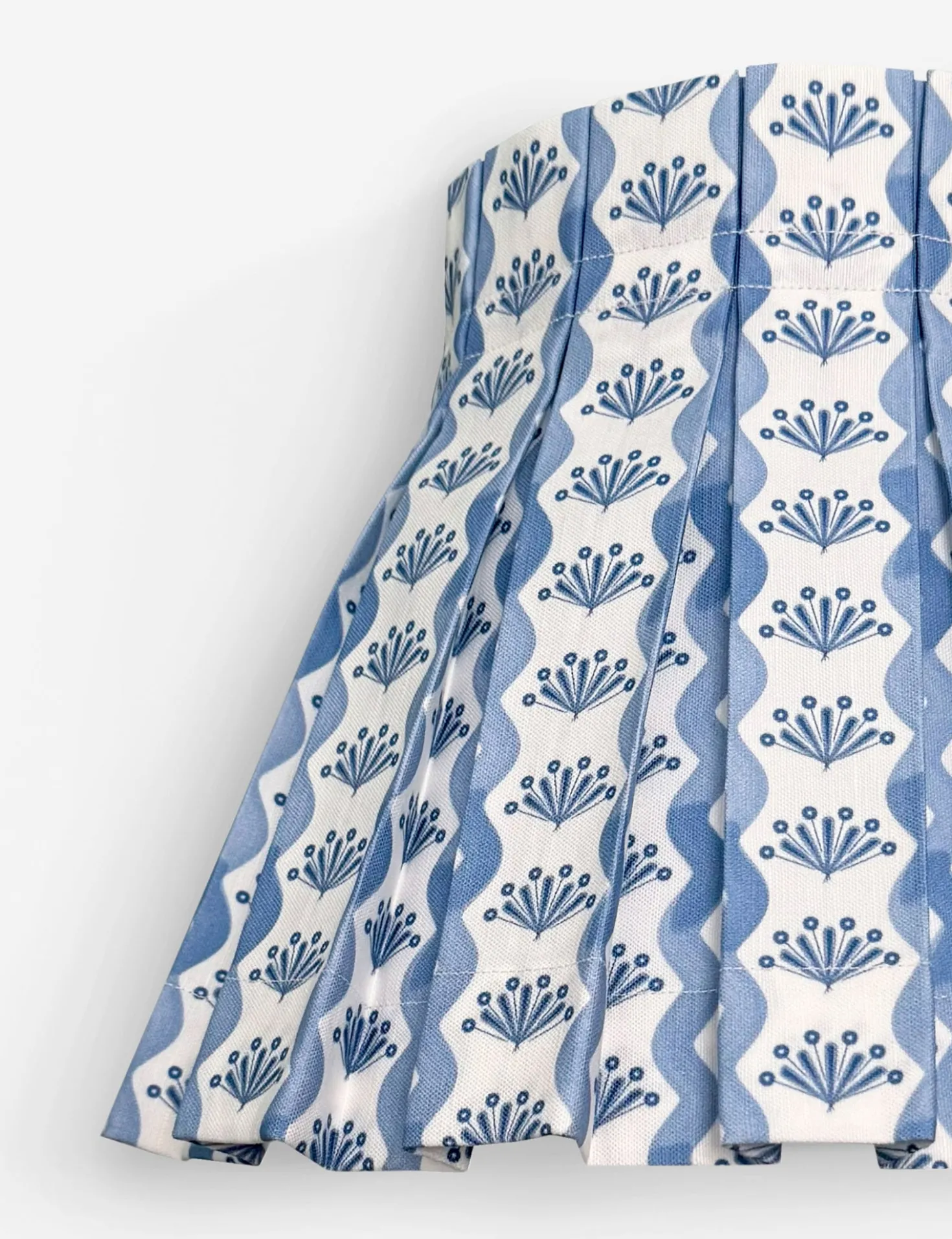 Baby Riviera Classic Box Pleat Lampshade by Cielle Home