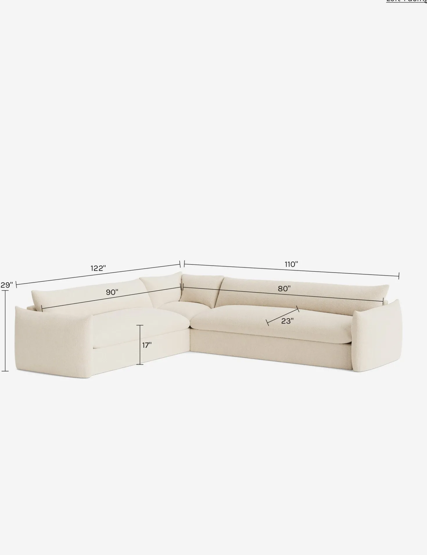 Banks Corner Sectional Sofa