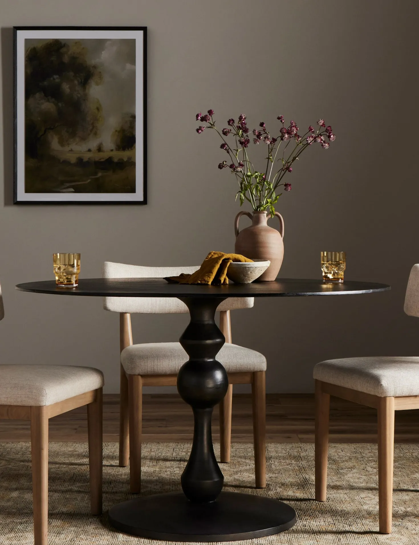 Barre Round Dining Table