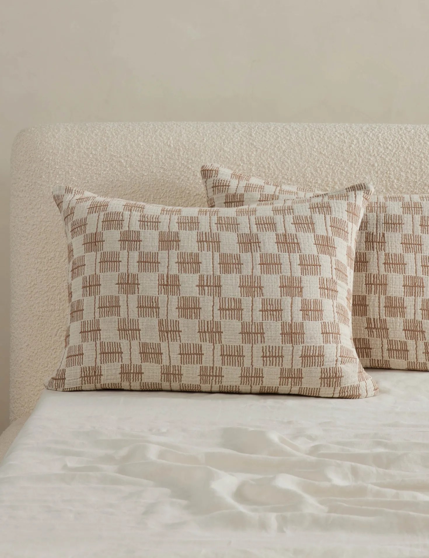 Basketweave Cotton Sham by Sarah Sherman Samuel