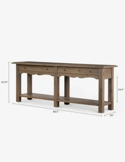 Bayla Console Table by Amber Lewis x Four Hands