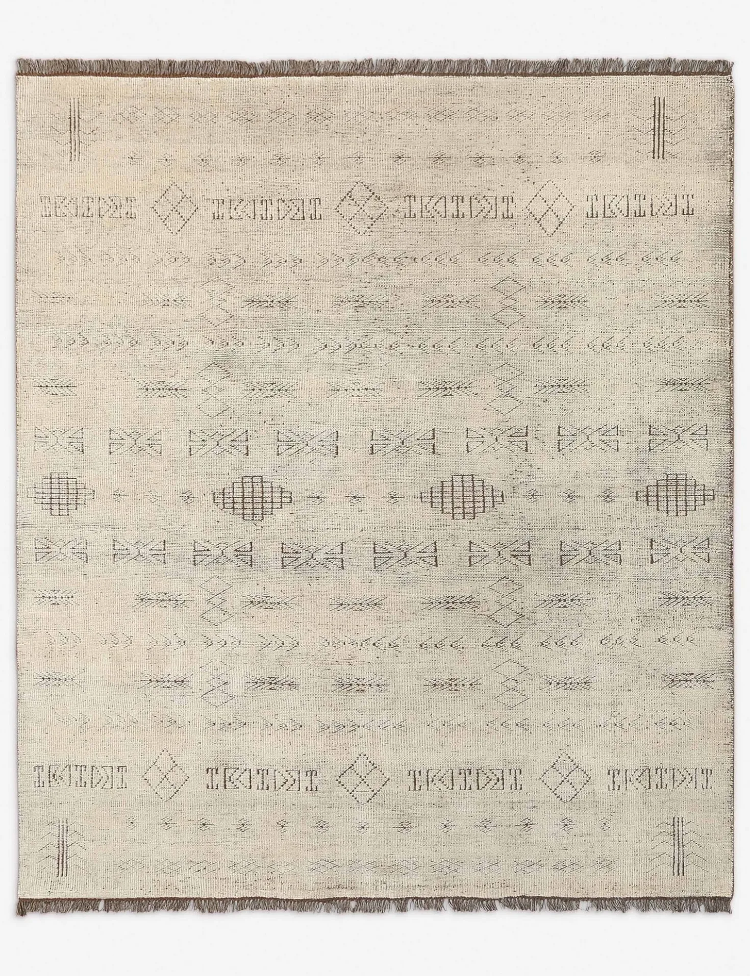 Belgian Hand-Knotted Wool Rug by Button Atelier x Co.House Designs
