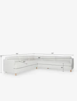 Belmont Corner Sectional Sofa by Ginny Macdonald
