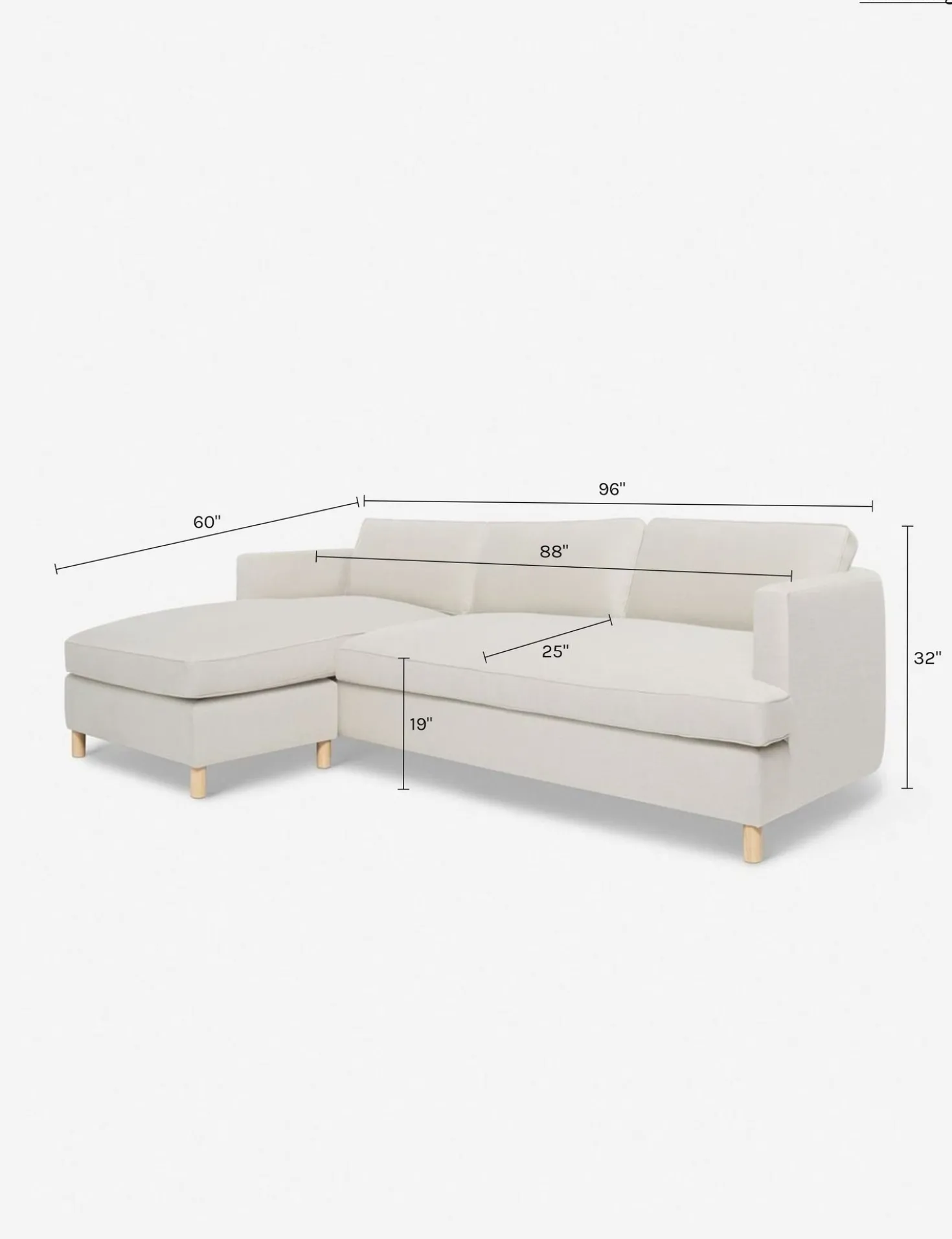 Belmont Sectional Sofa by Ginny Macdonald