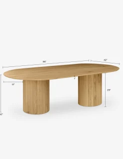 Benedict Oval Dining Table