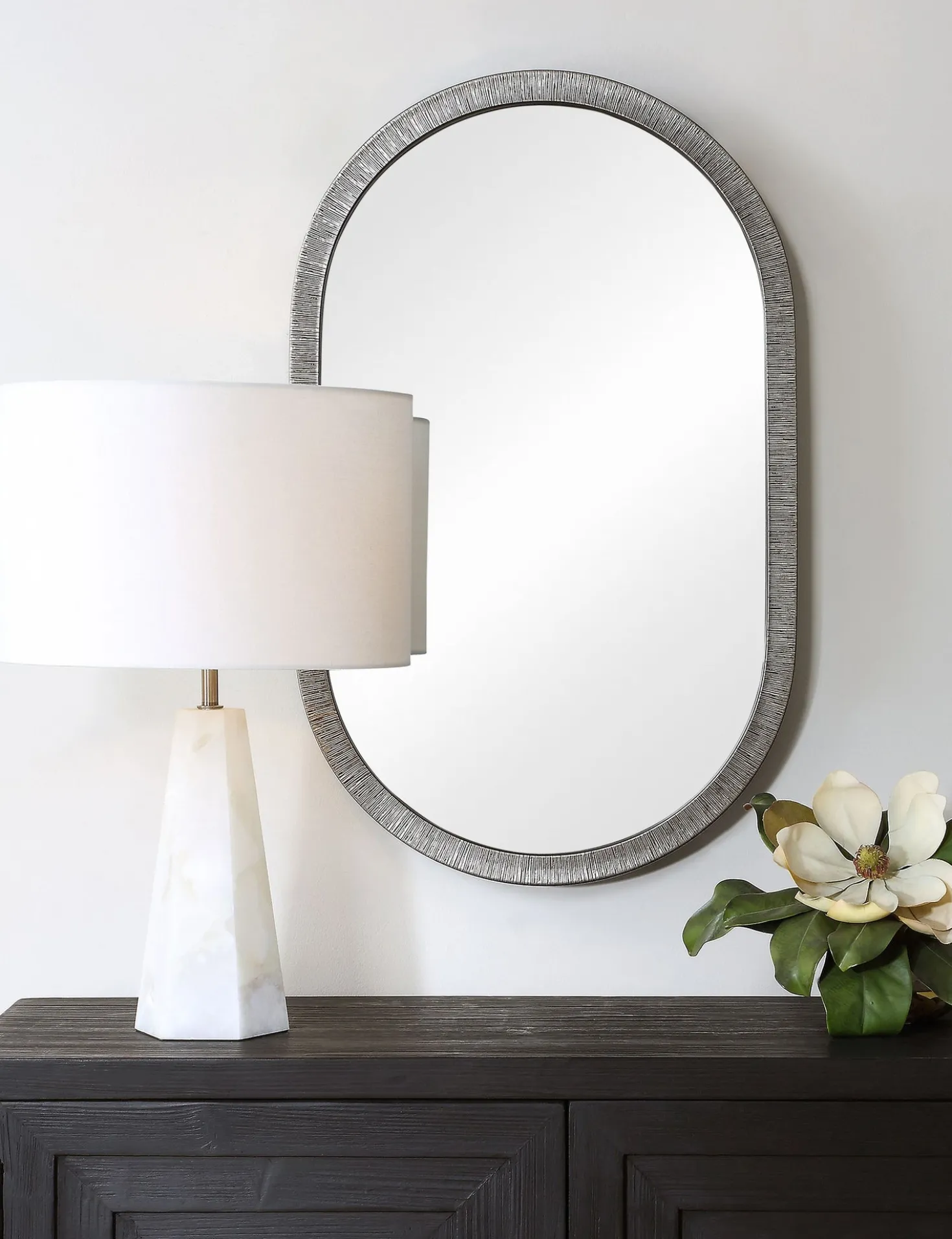 Benga Oval Mirror