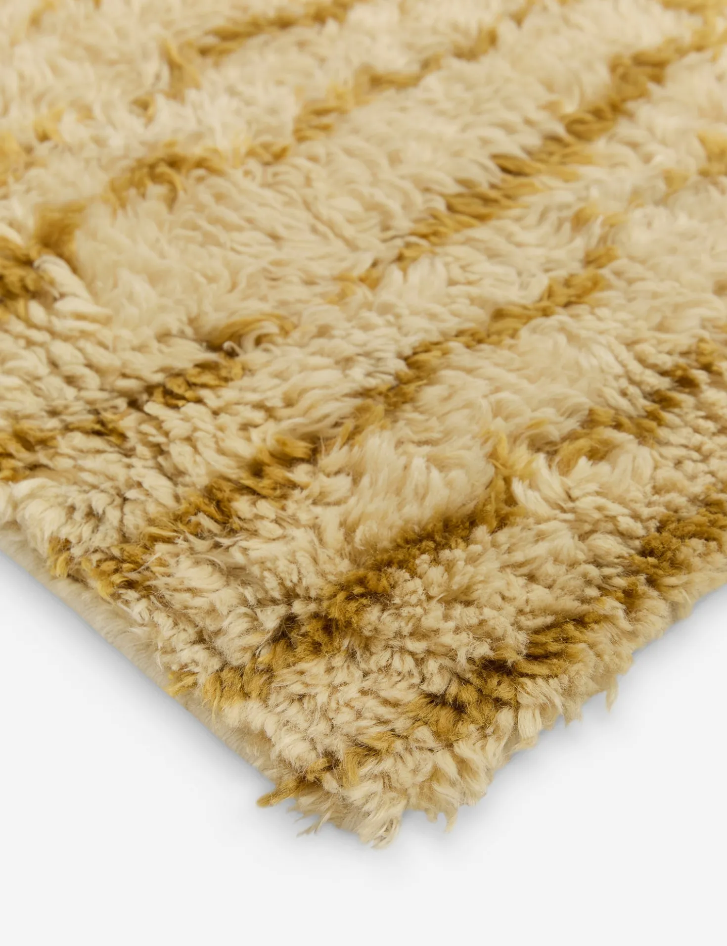 Bhari Hand-Knotted Wool Shag Rug