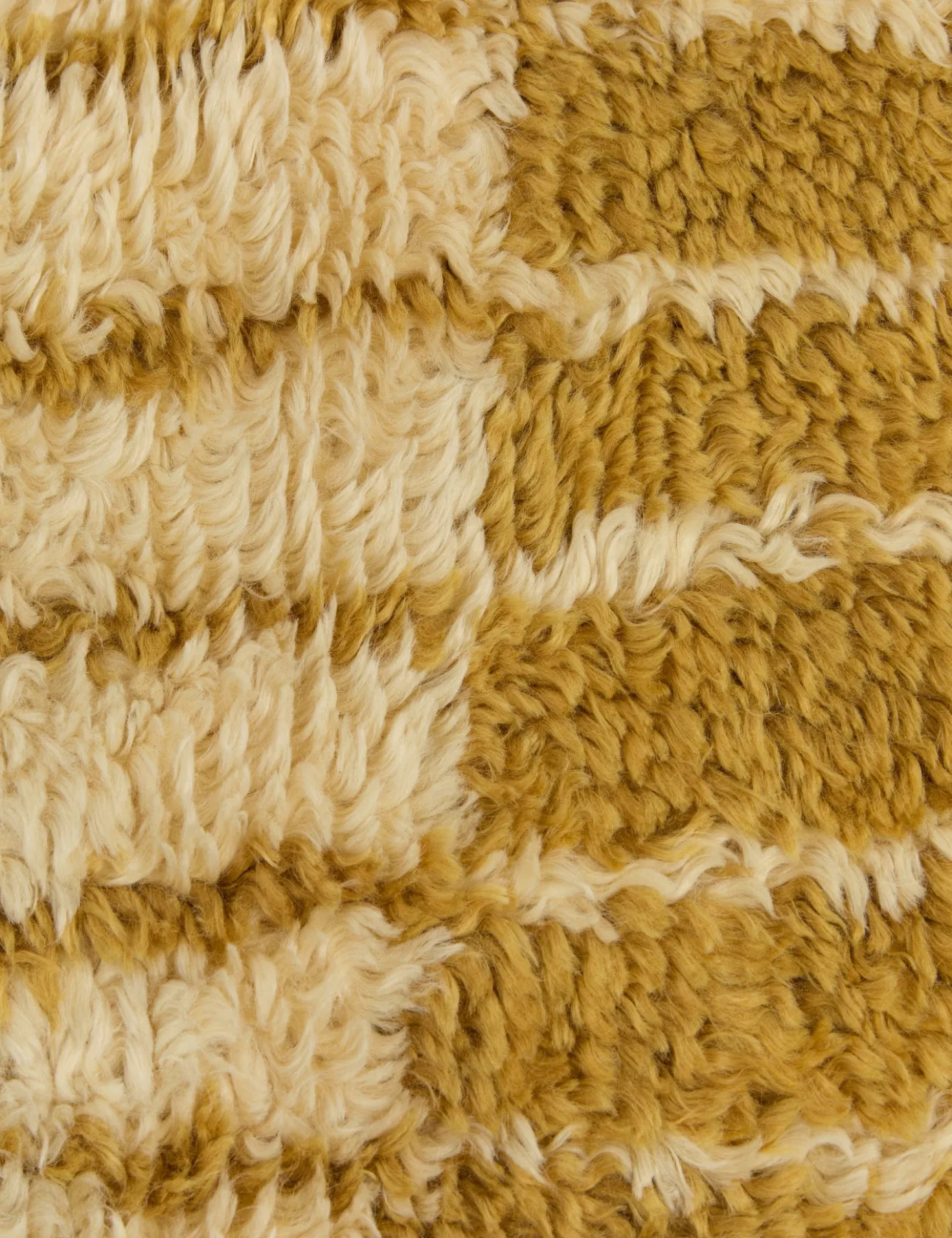 Bhari Hand-Knotted Wool Shag Rug