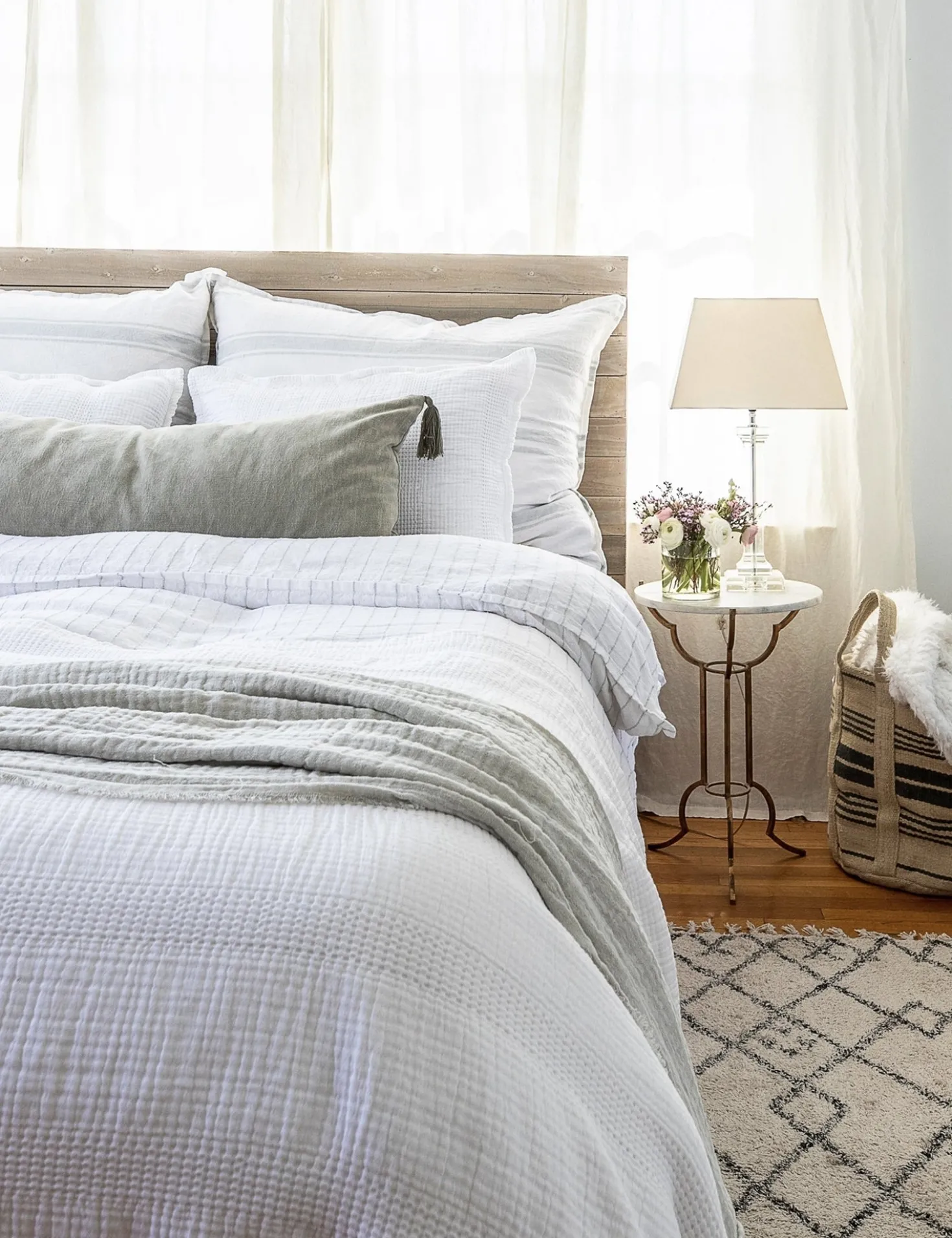 Bianca Velvet Pillow by Pom Pom at Home