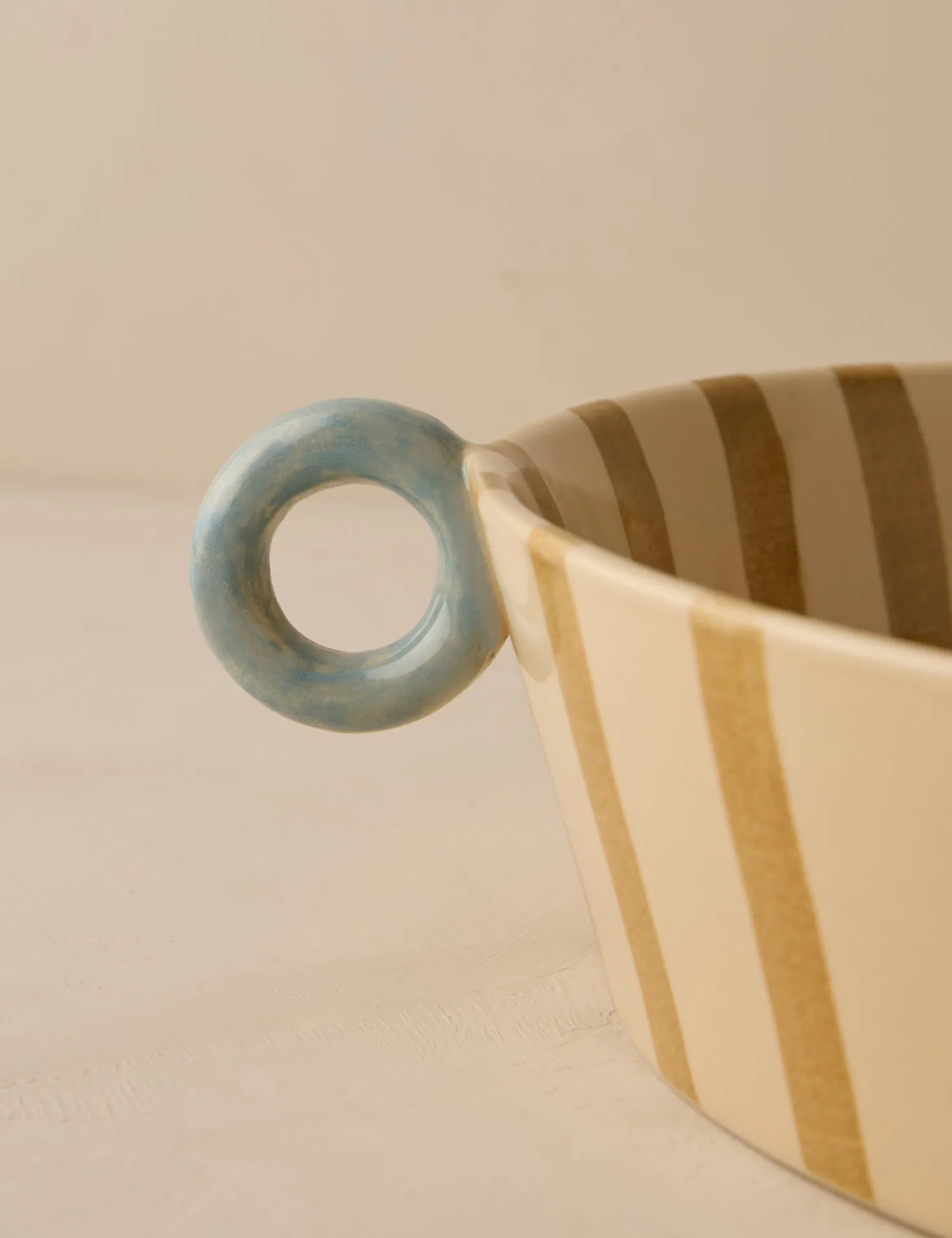 Bibbs Hand-Painted Centerpiece Bowl