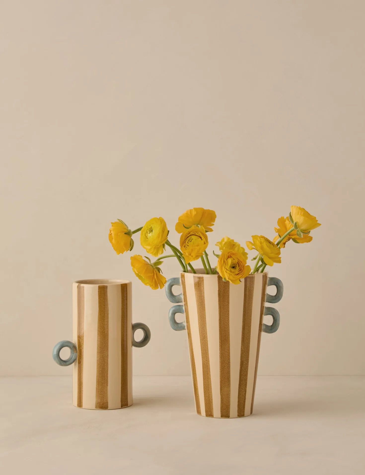 Bibbs Hand-Painted Vase