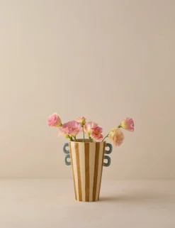 Bibbs Hand-Painted Vase
