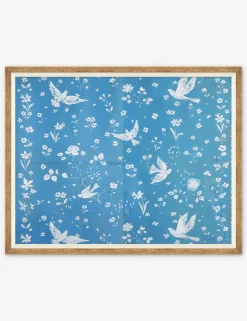 Birds and Flowers Print by Paule Marrot
