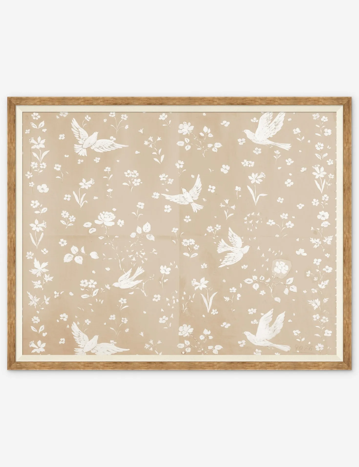 Birds and Flowers Print by Paule Marrot