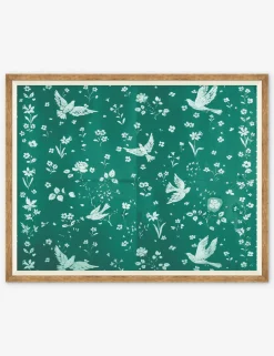 Birds and Flowers Print by Paule Marrot