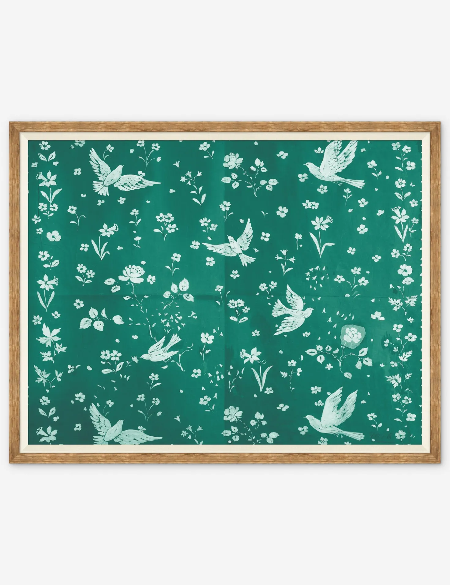 Birds and Flowers Print by Paule Marrot