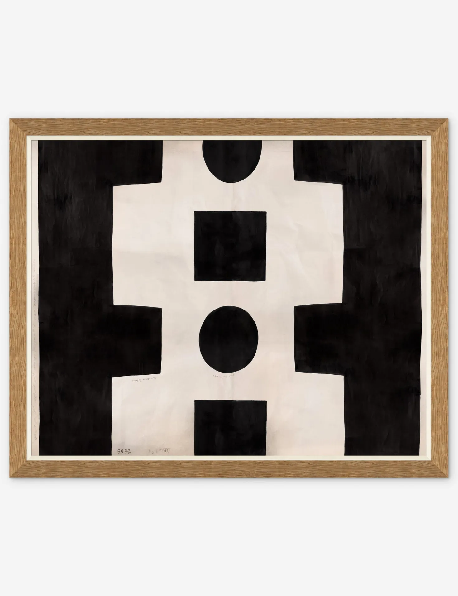 Black and White Print by Paule Marrot