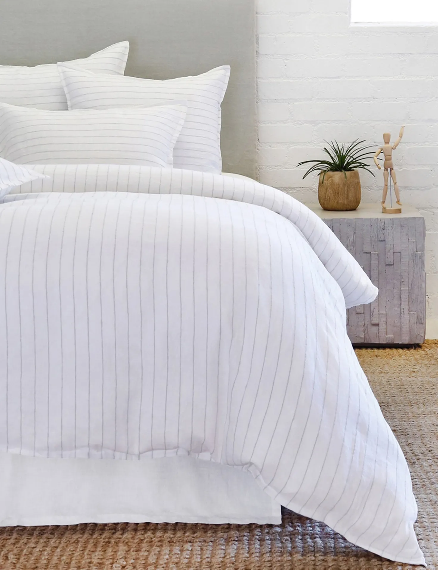 Blake Linen Duvet by Pom Pom at Home