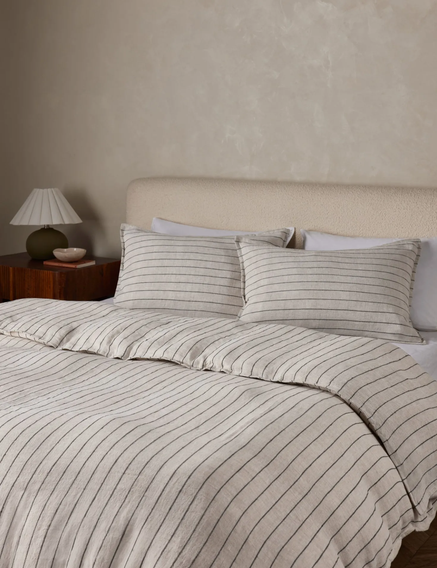 Blake Linen Duvet by Pom Pom at Home