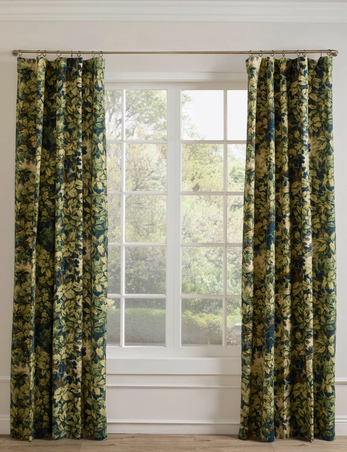 Bois de Chene Curtain Panel by Scalamandre
